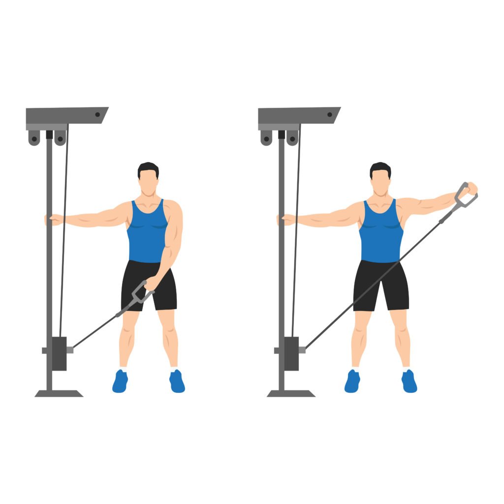 Cable Shoulder Workouts: Lateral Raise